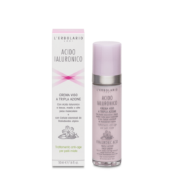 Crema Viso per Pelli Miste Acido Ialuronico 50 ml
