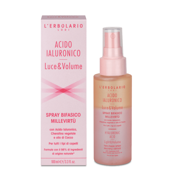 Spray Bifasico MilleVirtù Acido Ialuronico Luce&Volume 100 ml