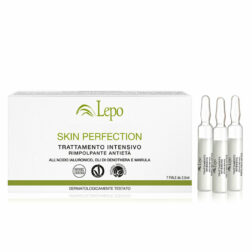 LEPO SKIN PERFECTION TRATTAMENTO INTENSIVO RIMPOLPANTE ANTIETÀ all’acido ialuronico, oli di oenothera e marula.