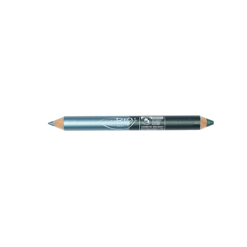 Matitone DUO Occhi NIGHT – Kajal Ottanio + Ombretto Verde smeraldo