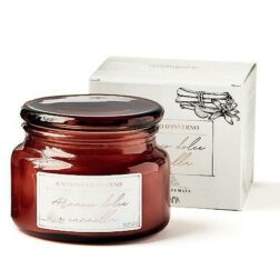 CANDELA ARANCIO DOLCE E MANDORLA - RACCONTO D'INVERNO