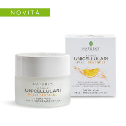 Nature's Crema Viso Pelli Arrossate SPF 20 Acque Unicellulari 50ml