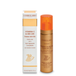 L'Erbolario Crema Viso Vitamina C & Oro 24K