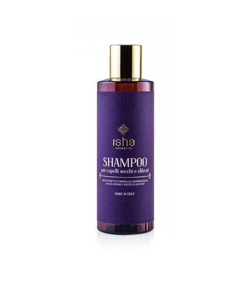 ISHA Shampoo Ayurvedico Triphala e Ashwagandha - Capelli Secchi e Sfibrati