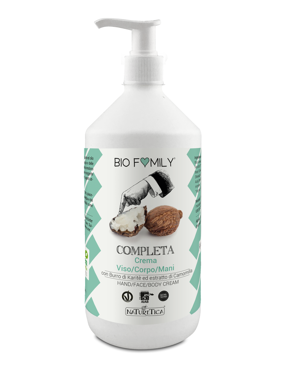 BIOFAMILY - crema viso/corpo/mani - COMPLETA 500ml