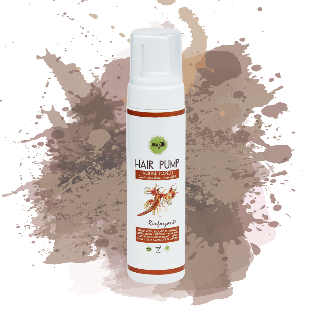AnarkhiaBio Hair Pump Terra – Mousse Rinforzante 200ml