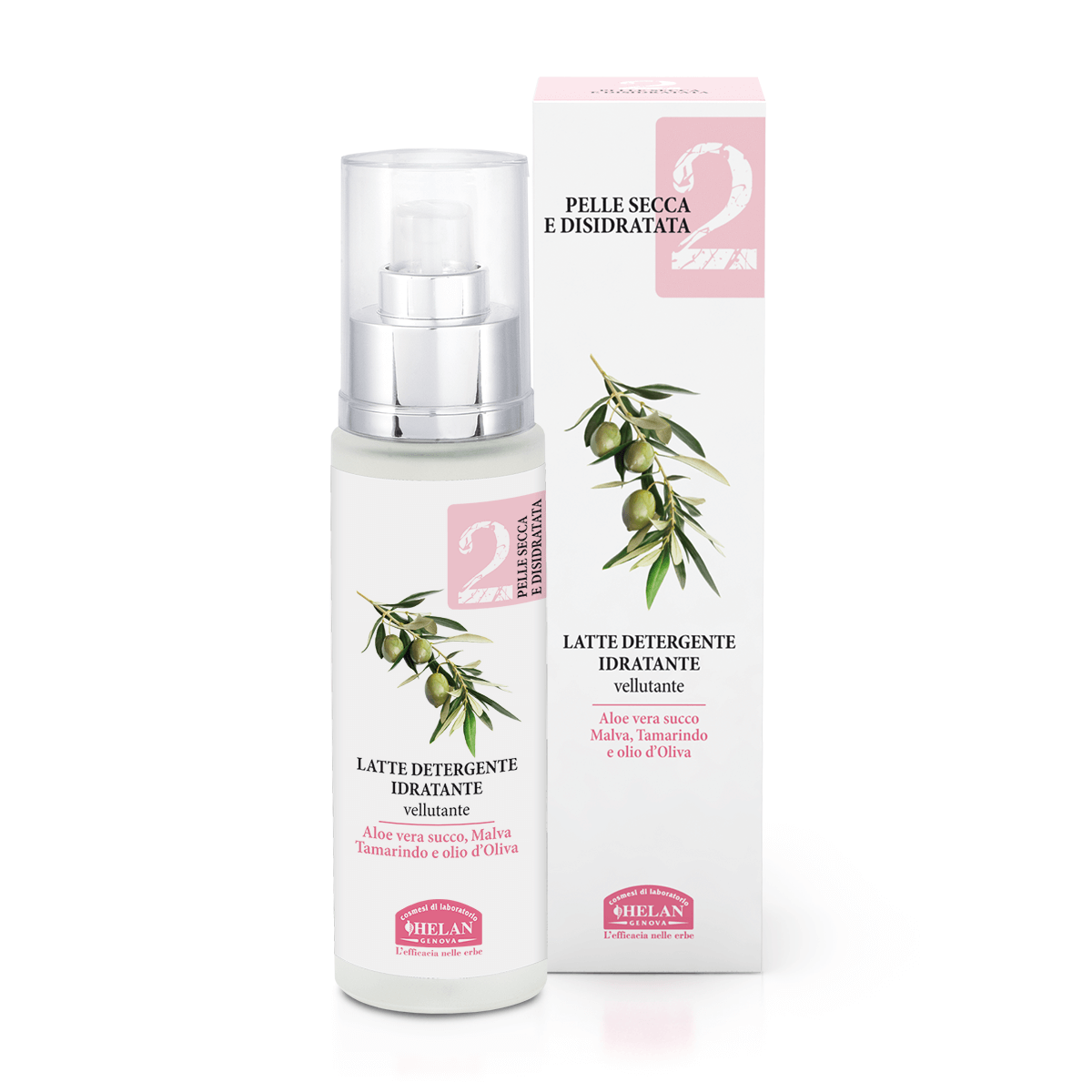 Helan Pelle Secca e Disidratata Latte Detergente Idratante 50ml