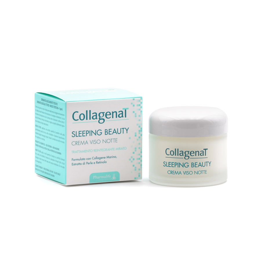 Collagenat Sleeping Beauty Crema Viso notte, trattamento reintegrante mirato.