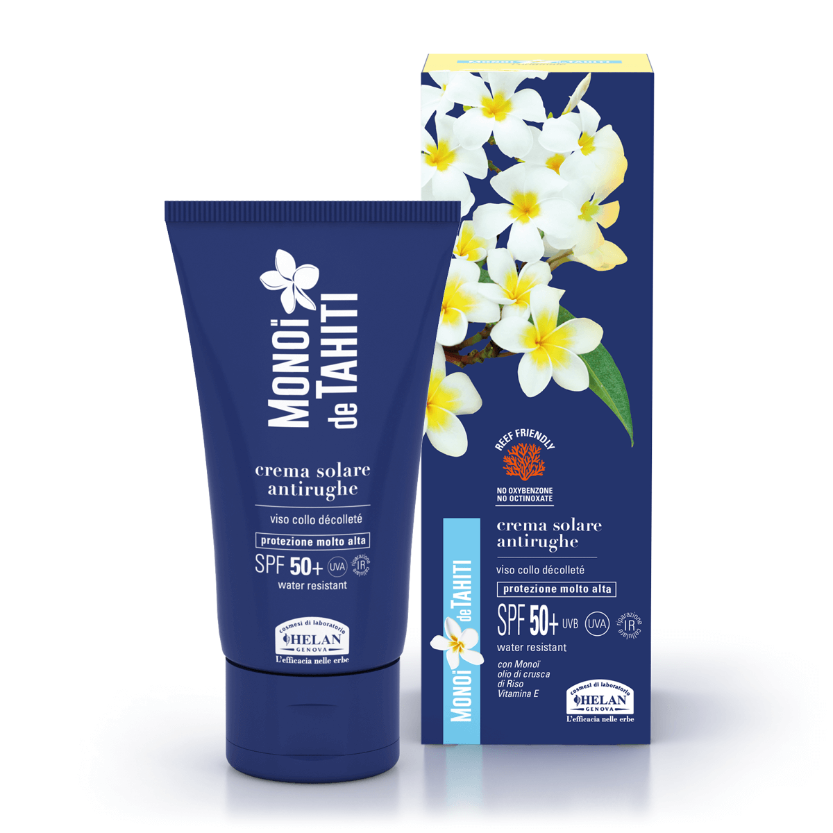 Helan MONOÏ de TAHITI Crema Solare Antirughe SPF50+