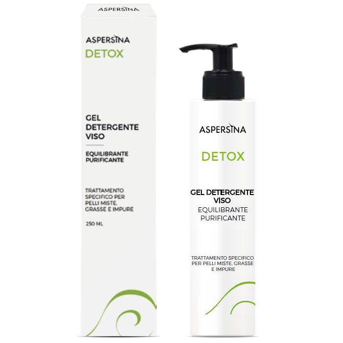 Aspersina DETOX gel detergente viso