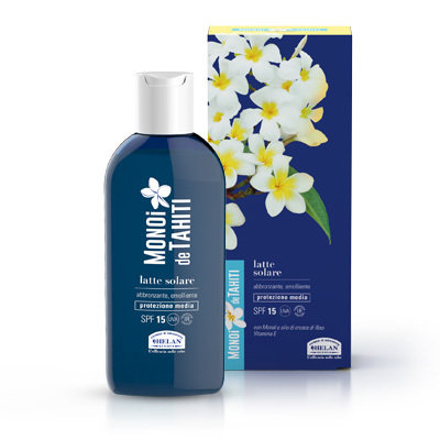 Helan MONOI de TAHITI LATTE SOLARE Media Protezione spf 15