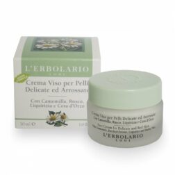 Crema viso per pelli delicate e arrossate Rusco e camomilla
