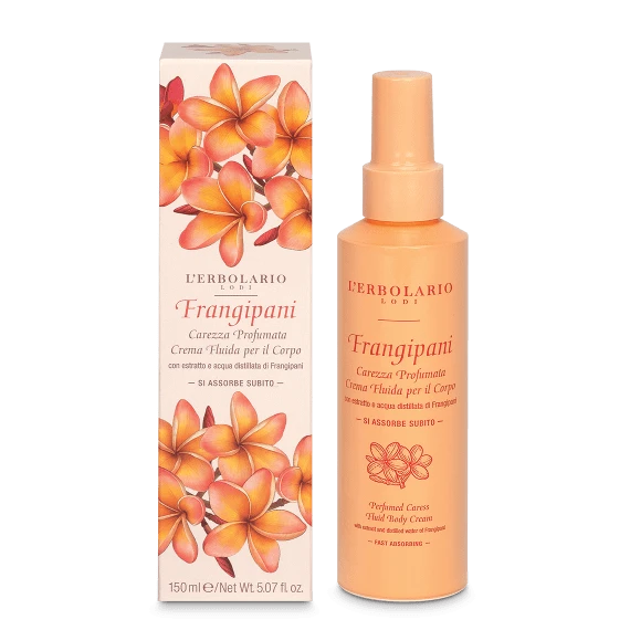 L'Erbolario Carezza Profumata Crema Fluida per il Corpo Frangipani