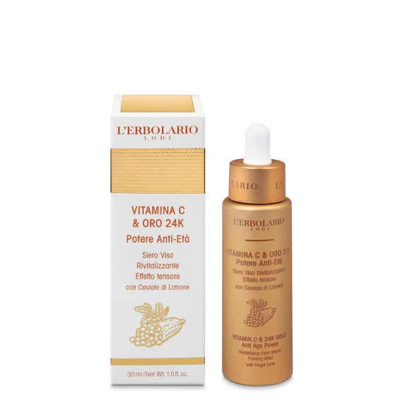 L'Erbolario Siero Viso Vitamina C & Oro 24K