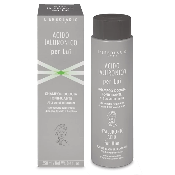 L'Erbolario Shampoo Doccia Acido Ialuronico per Lui