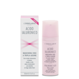 L'Erbolario Maschera Viso a Tripla Azione Acido Ialuronico 50 ml