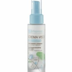 LaSaponaria Crema viso Stay Matte Crema viso opacizzante e levigante con Polvere di riso e Acido ialuronico effetto Primer