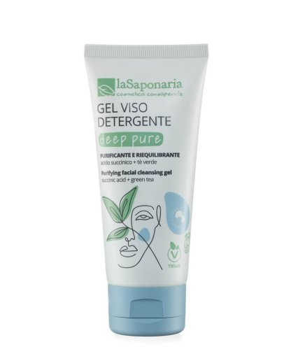 LaSaponaria Deep Pure - Gel viso detergente