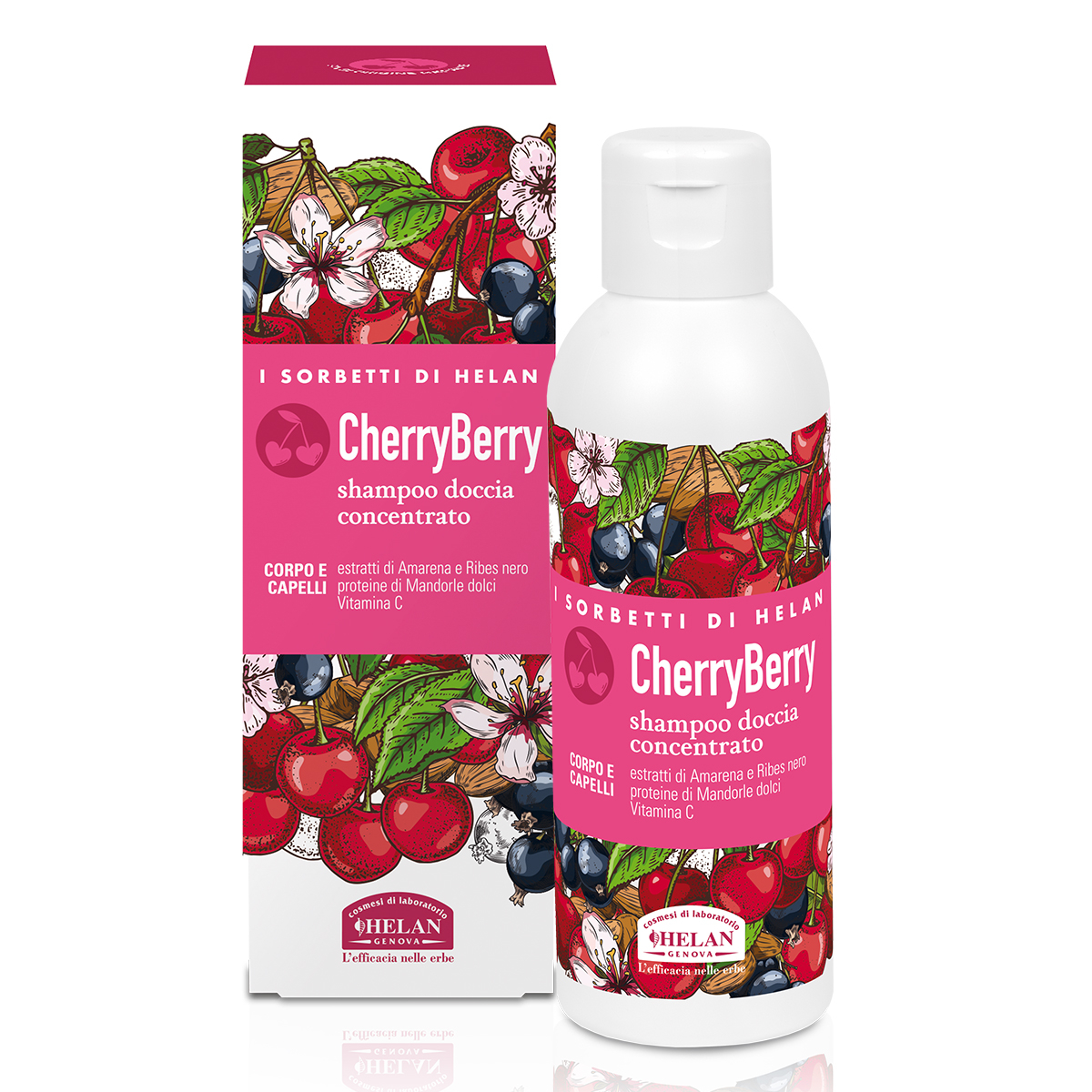 Helan I SORBETTI DI HELAN CherryBerry Shampoo Doccia Concentrato 150ml