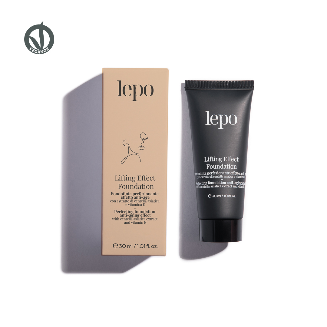 Lepo LIFTING EFFECT FOUNDATION Fondotinta perfezionante effetto anti-age con estratto di centella asiatica e vitamina E