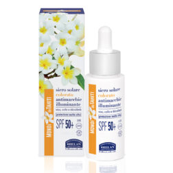 Helan MONOÏ de TAHITI - Il trucco sotto il sole Siero Solare Colorato Antimacchie Illuminante SPF50+, 30 ml