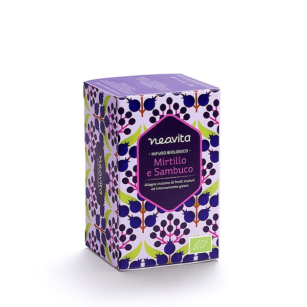 Neavita infuso biologico Mirtillo e Sambuco Bio 15 filtri