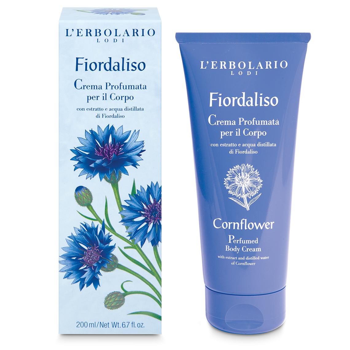 L'Erbolario Crema Profumata per il Corpo Fiordaliso 200ml