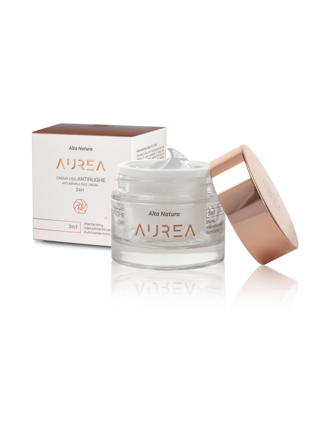AltaNatura Aurea Crema Viso Antirughe 24h 3in1 50 ml