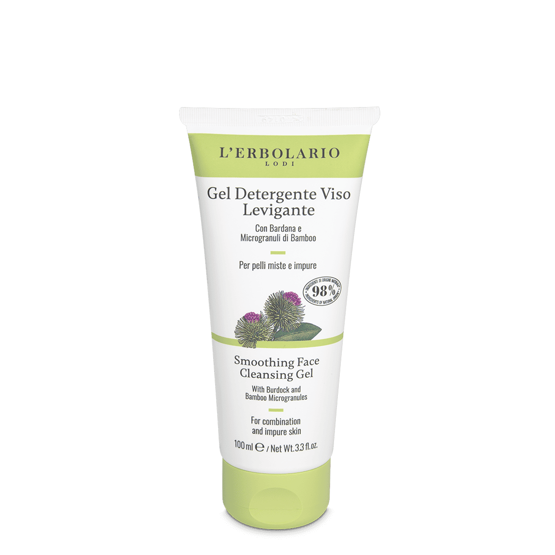 L'Erbolario Gel Detergente Viso Levigante 100ml