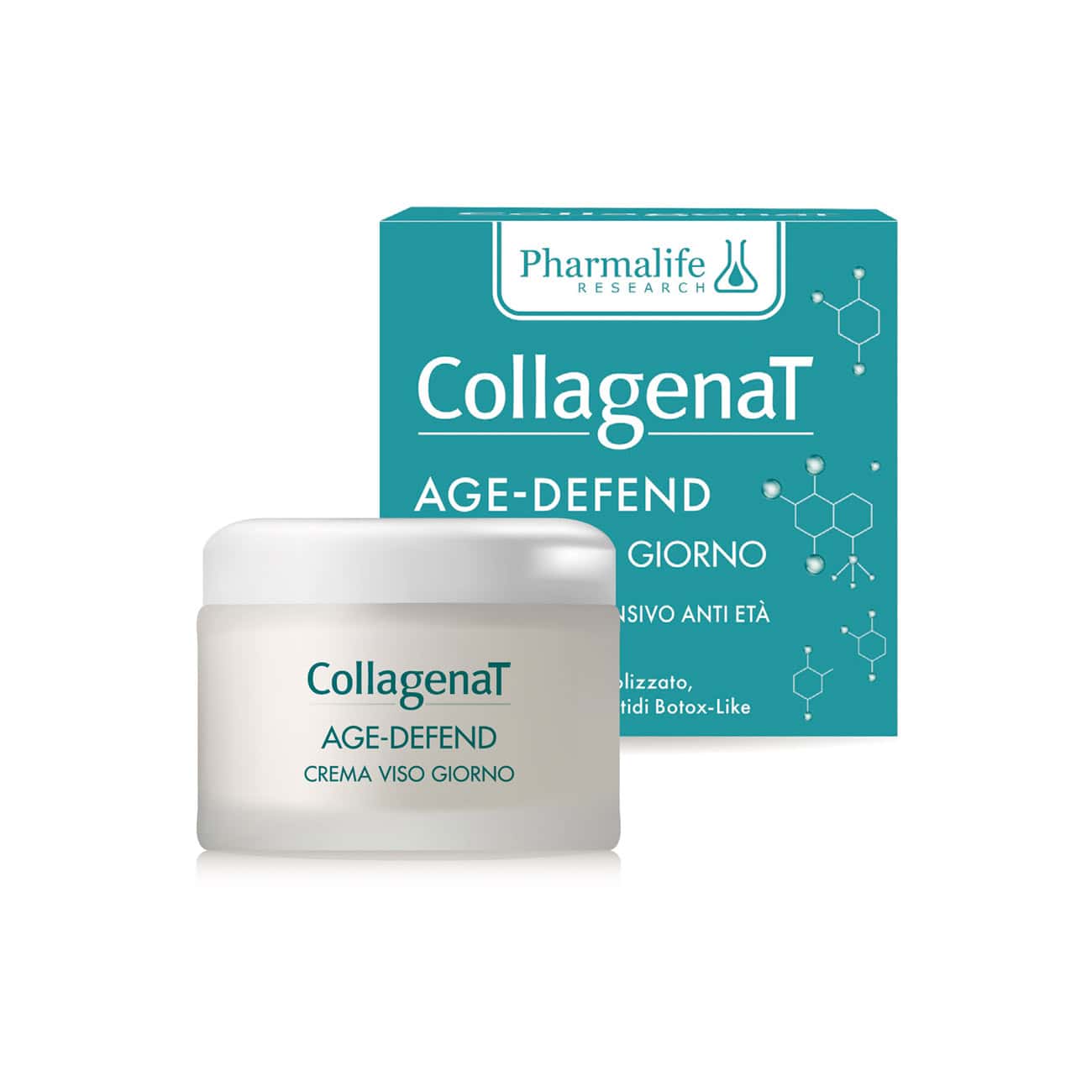 Pharmalife Collagenat Age-Defend Crema Viso 50ml