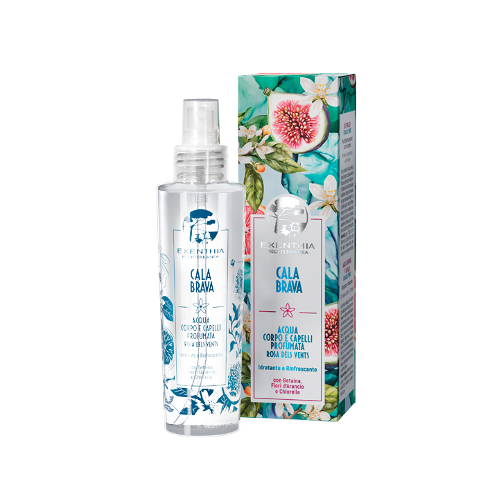 Cala Brava acqua corpo e capelli profumata, rosa dels vents 150ml
